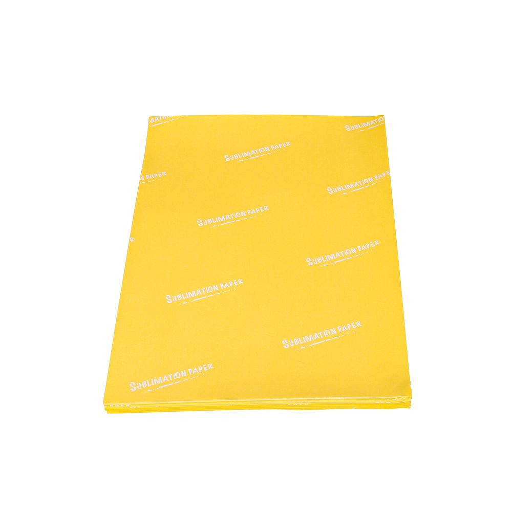 PAPEL SUBLIMACION A4X100 HOJAS REVERSO AMARILLO