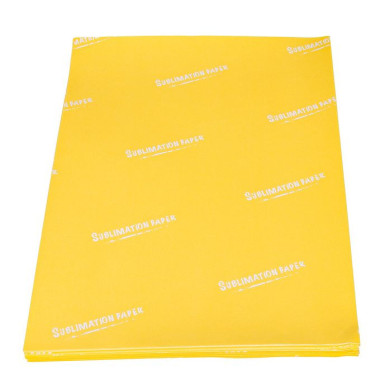 PAPEL SUBLIMACION A4X100 HOJAS REVERSO AMARILLO