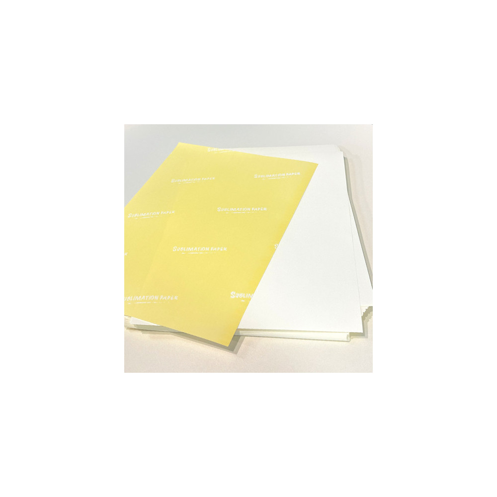 PAPEL SUBLIMACION A4X100 HOJAS REVERSO AMARILLO