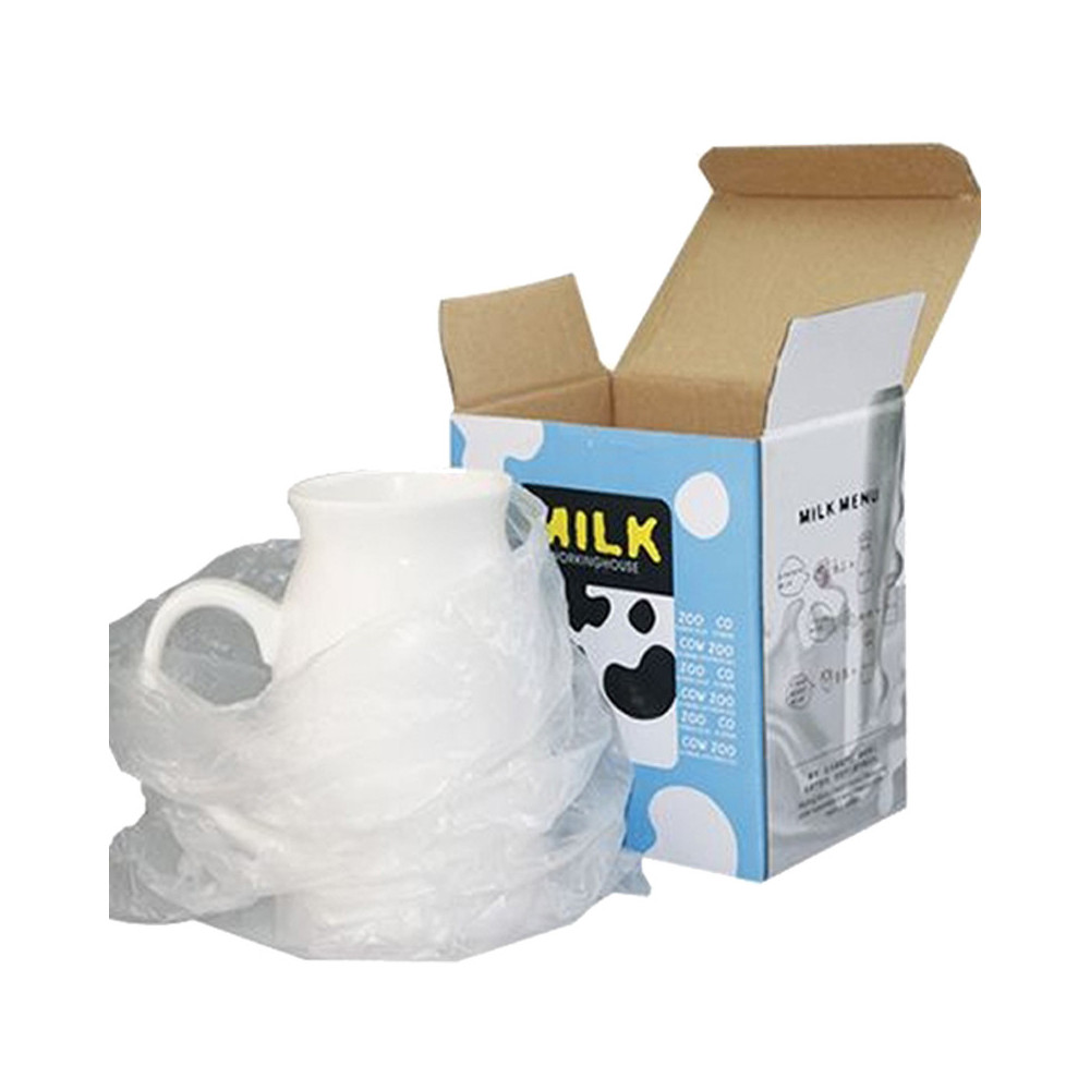Lechero sublimable de 450 ml con caja para presentación