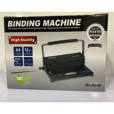 Máquina Encuadernadora Espiralera Oficio / A4 | Liberman