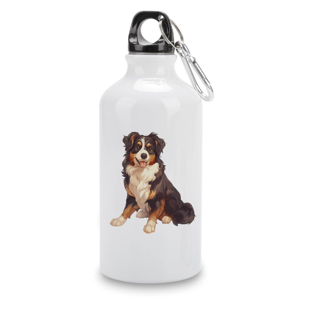 Botella de aluminio personalizada para sublimación con foto de mascota