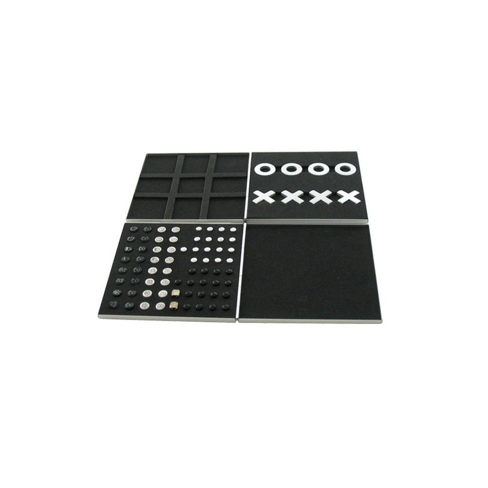 Ajedrez, Backgammon, Solitario, Gato y Damas