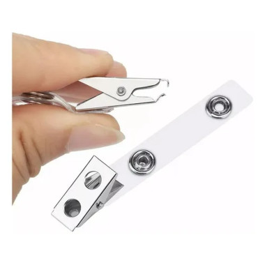 CLIP METALICO PORTA CREDENCIAL GANCHO METALICO PARA  LANYARD