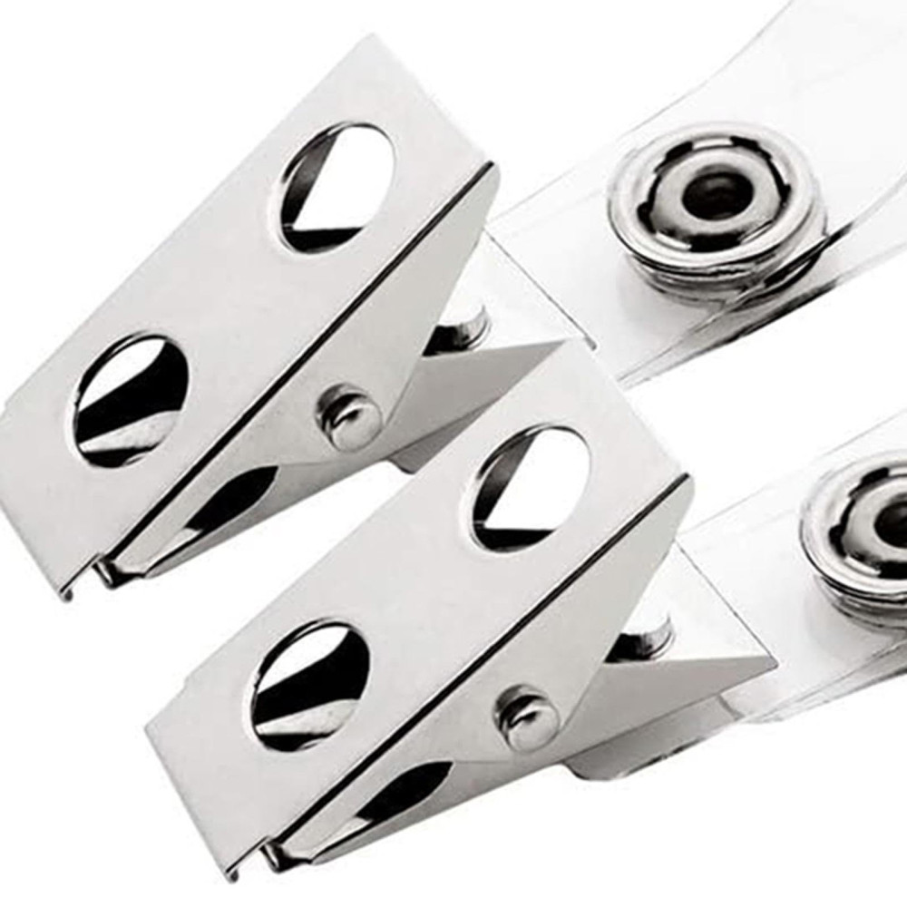 CLIP METALICO PORTA CREDENCIAL GANCHO METALICO PARA  LANYARD