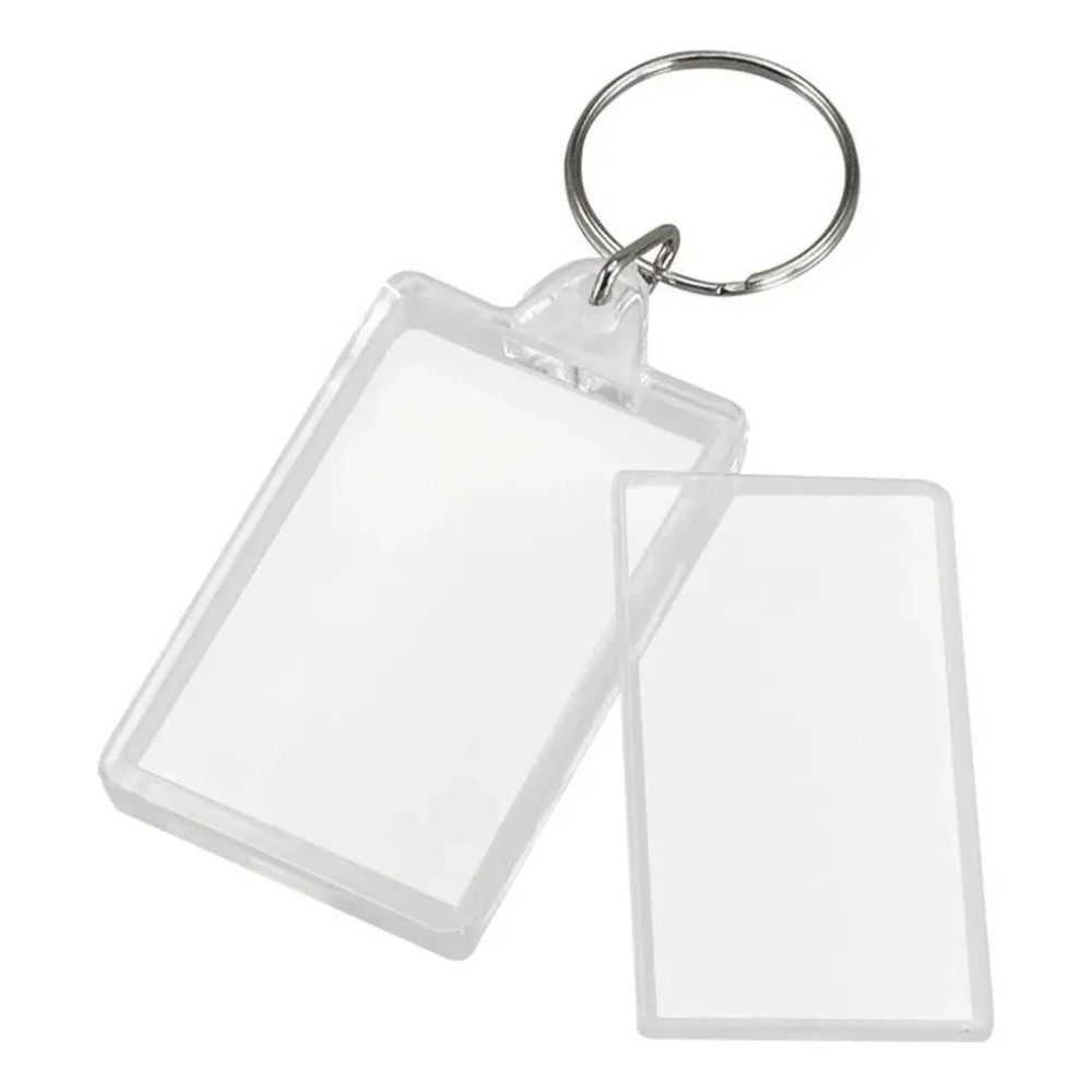 Llavero Acrílico Rectangular  Personalizable