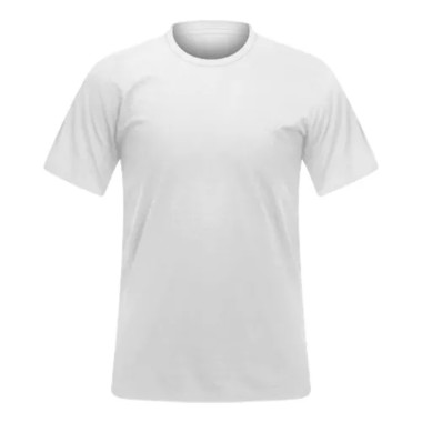 Polera Blanca Tacto Algodón para Sublimación - Alta Calidad