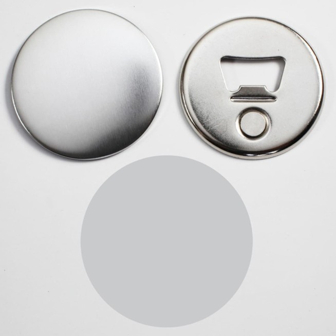 insumos chapitas prendedor iman y abre botella