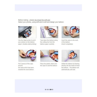 Globos Imprimibles Inkjet A4 Personalizados -