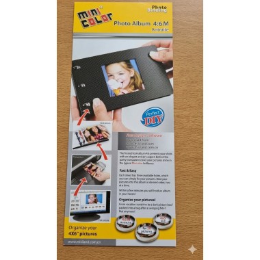 Álbum Fotográfico DIY Mini-Color 4x6" | Kit para Impresión Inkjet