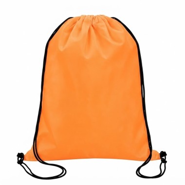 Mochila Tipo Morral de Poliéster naranjo