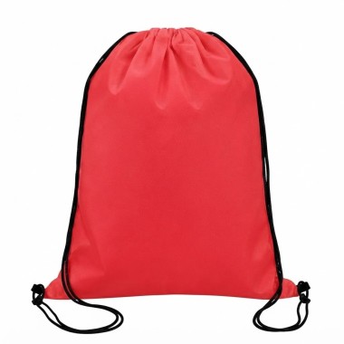Mochila Tipo Morral de Poliéster rojo