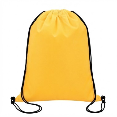 Mochila Tipo Morral de Poliéster amarillo