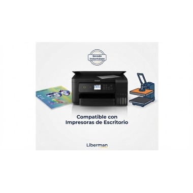Papel de sublimación A4 compatible con impresoras de escritorio