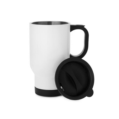 MUG METALICO BLANCO