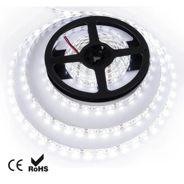 CINTA LED 12V, INTERIOR Y EXTERIOR BLANCA