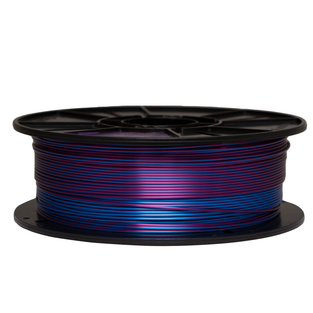 FILAMENTO 3D PLA DUO SILK BLUE+AMETHYST