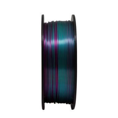 FILAMENTO 3D PLA SILK DUO GREEN+AMETHYST